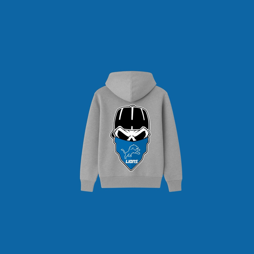 Detroit Lions Hoodie - Gray (Oxford)