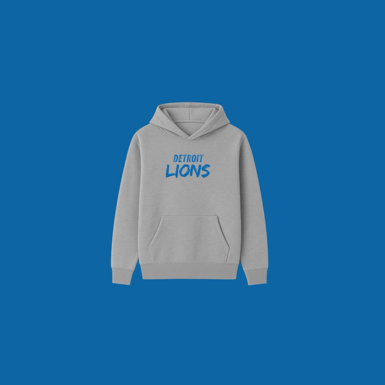 Detroit Lions Hoodie - Gray (Oxford)